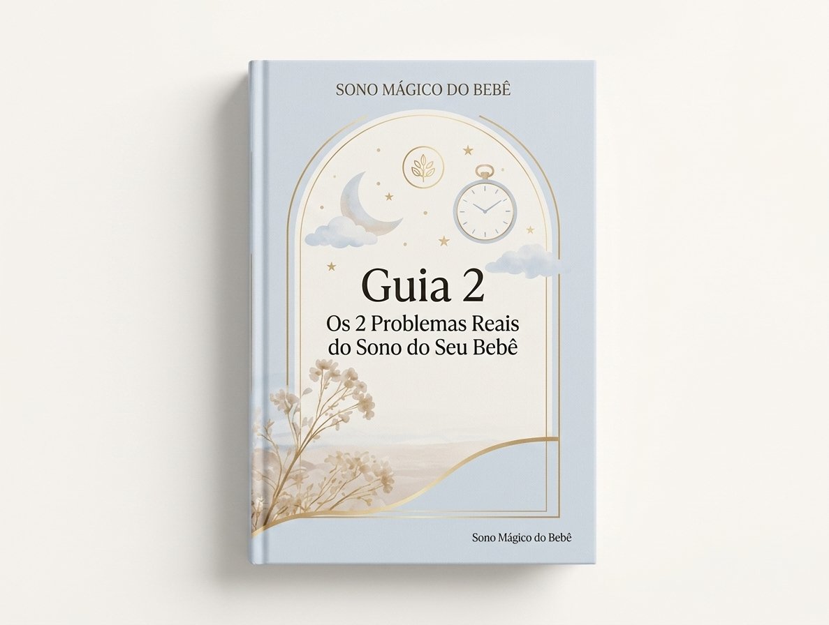 Capa do Guia 2: Os 2 Problemas Reais do Sono do Seu Bebê